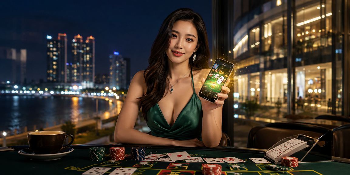 Meja permainan baccarat di kasino dalam talian sv7gx Penang